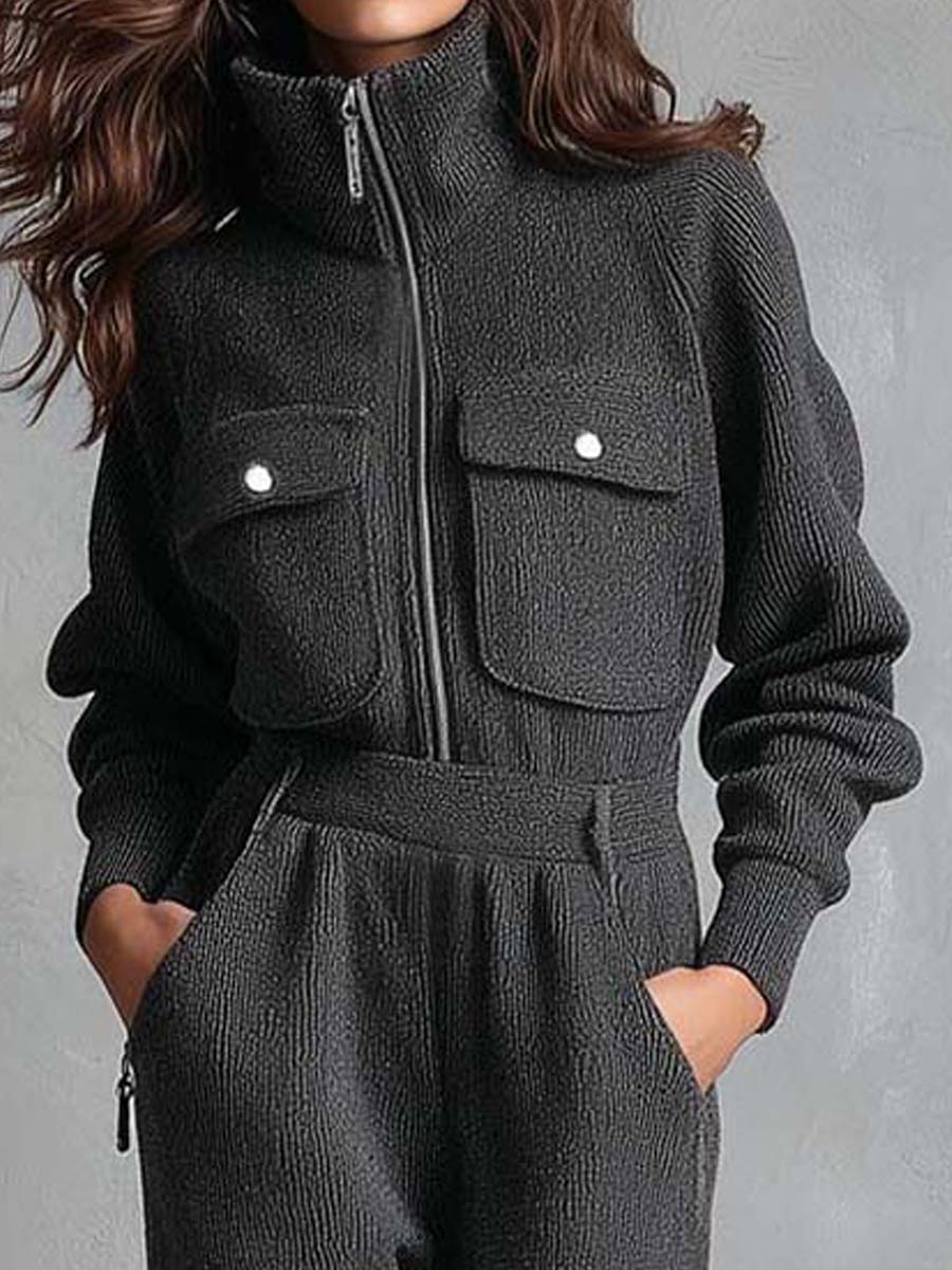 Cozy Knit Two-Piece Lounge Set