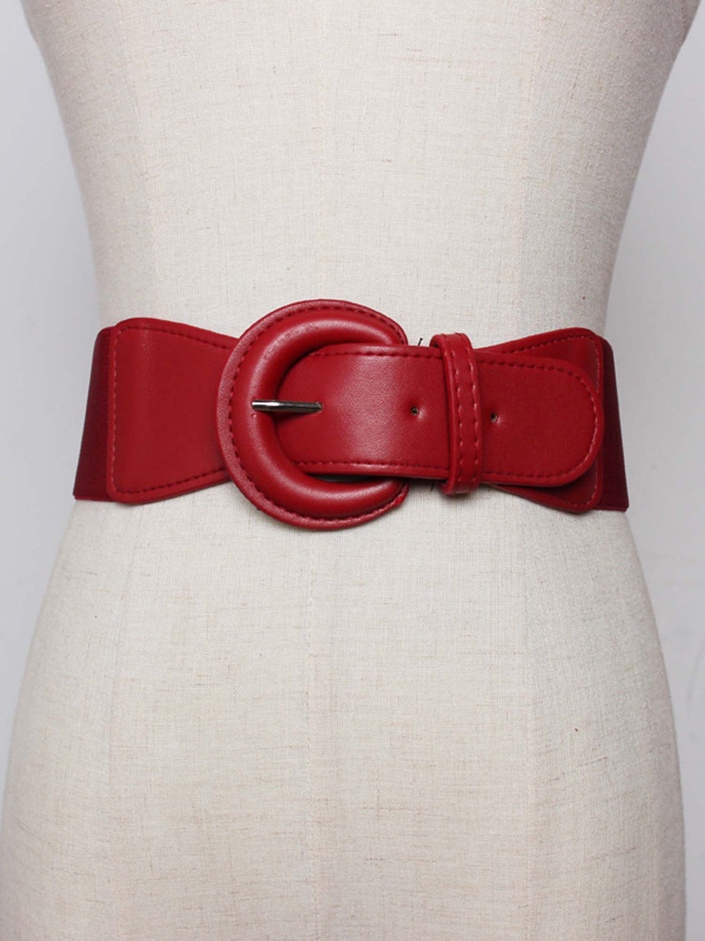 Leather Pinup Elastic Belt