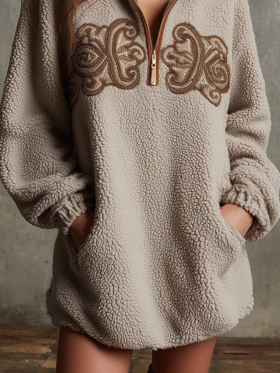 Nomadic Caravan Spirit Polar Fleece Mini Dress