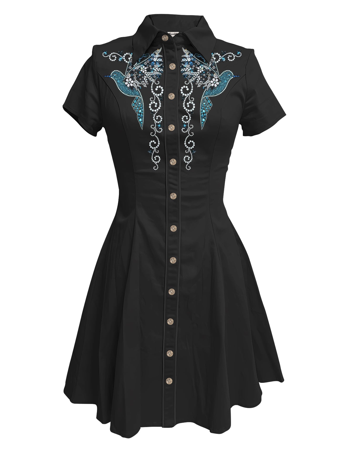 Jewel Bird - 100% Cotton Dress