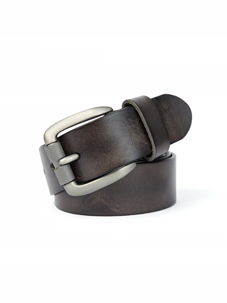 Top Layer Cowhide Vegetable Tanned Leather Belt