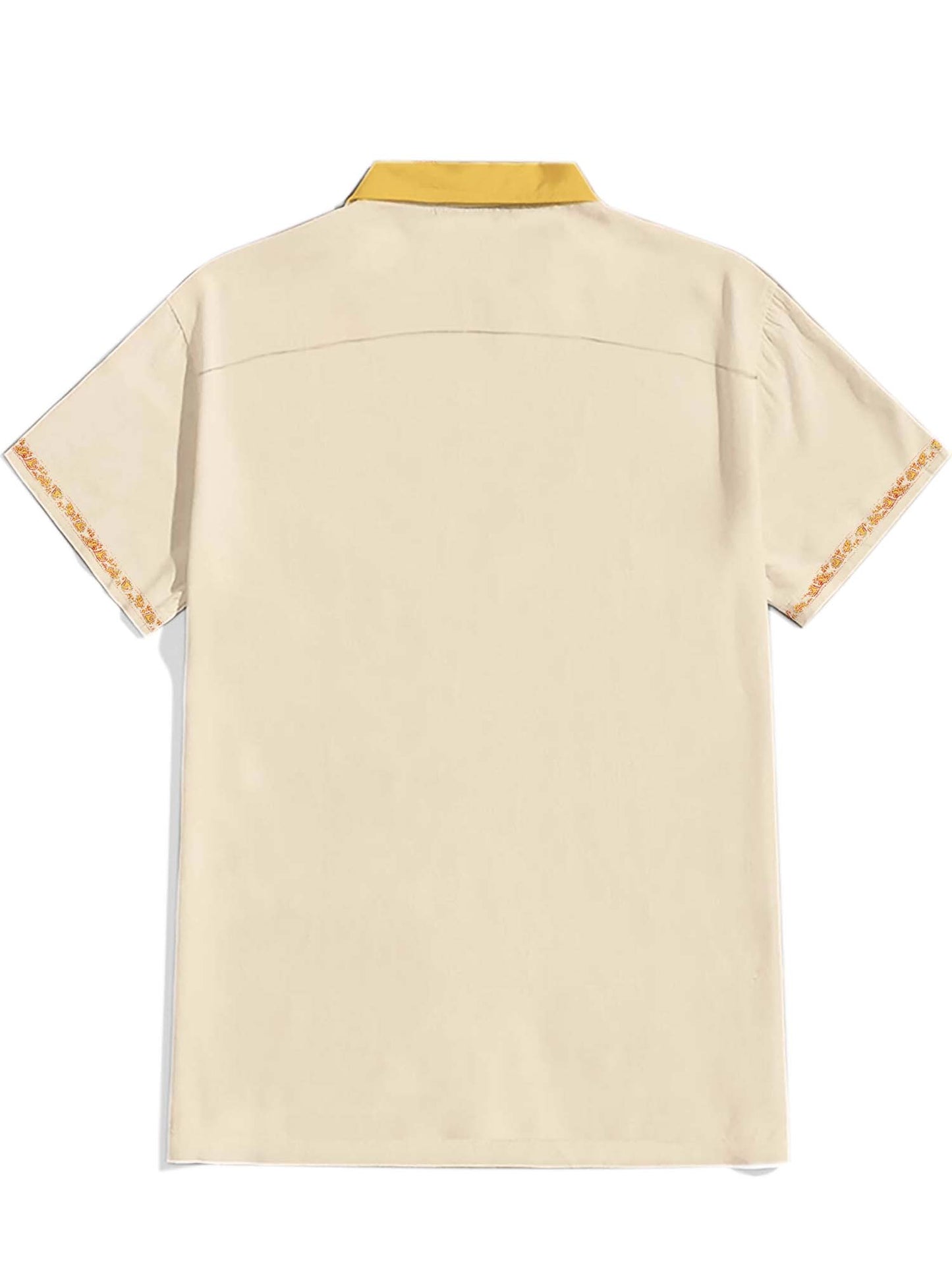 Vintage FLower - 100% Cotton Cuban Collar Shirt