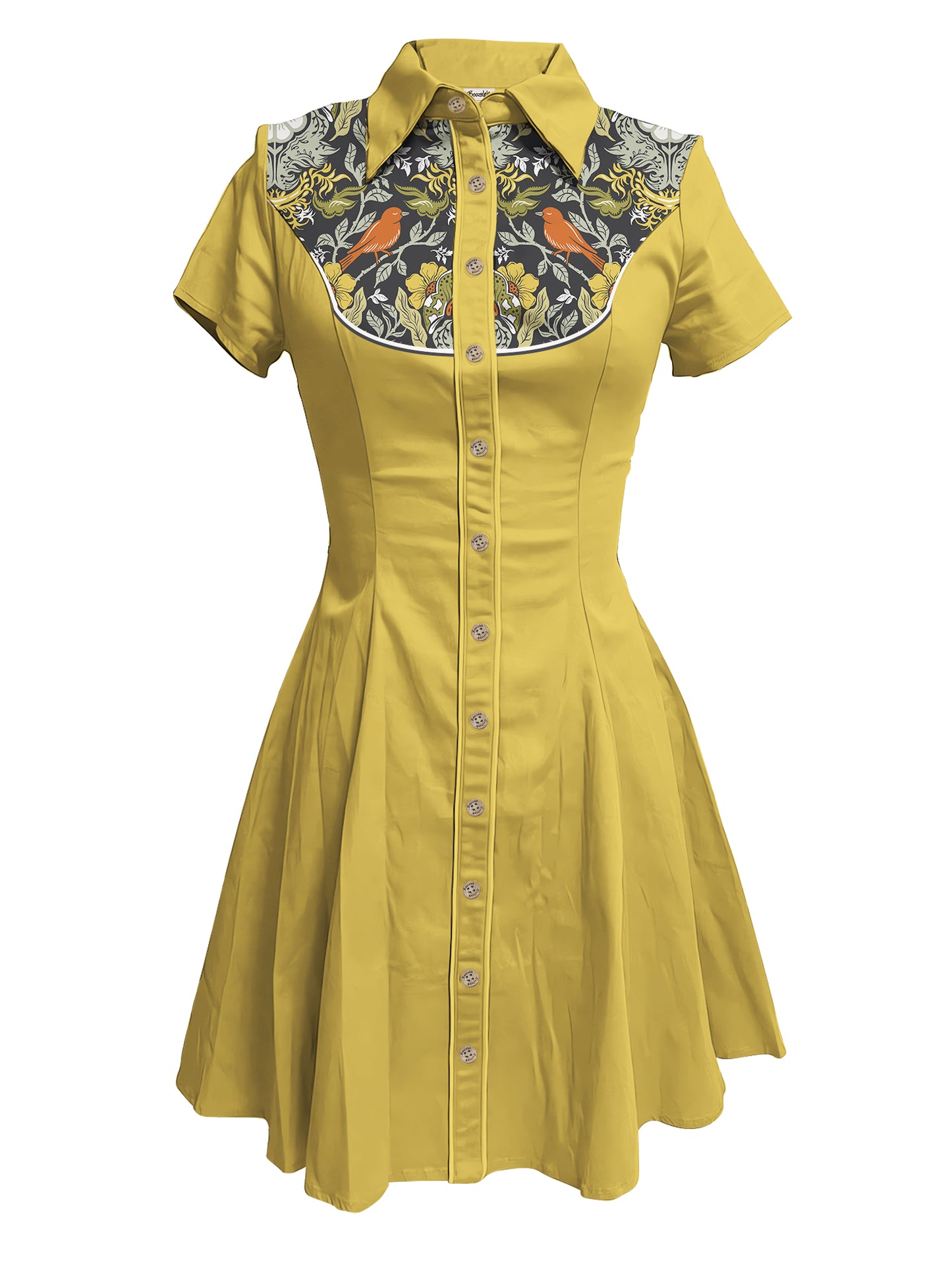 Birds On Branches - 100% Cotton Dress