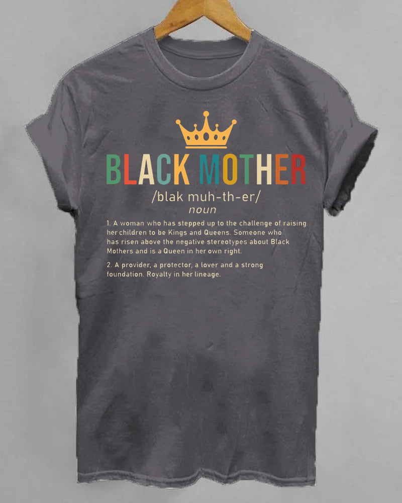 BLACK MOTHER TEE