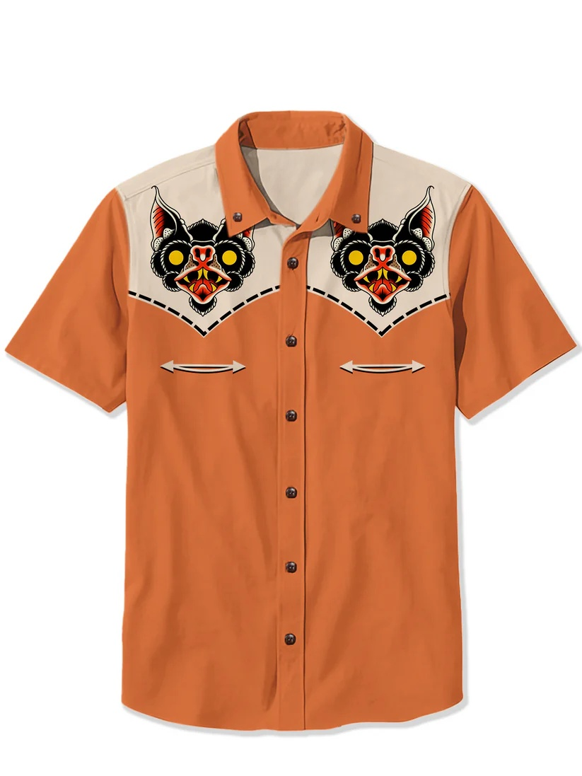 Retro Bat - 100% Cotton Shirt
