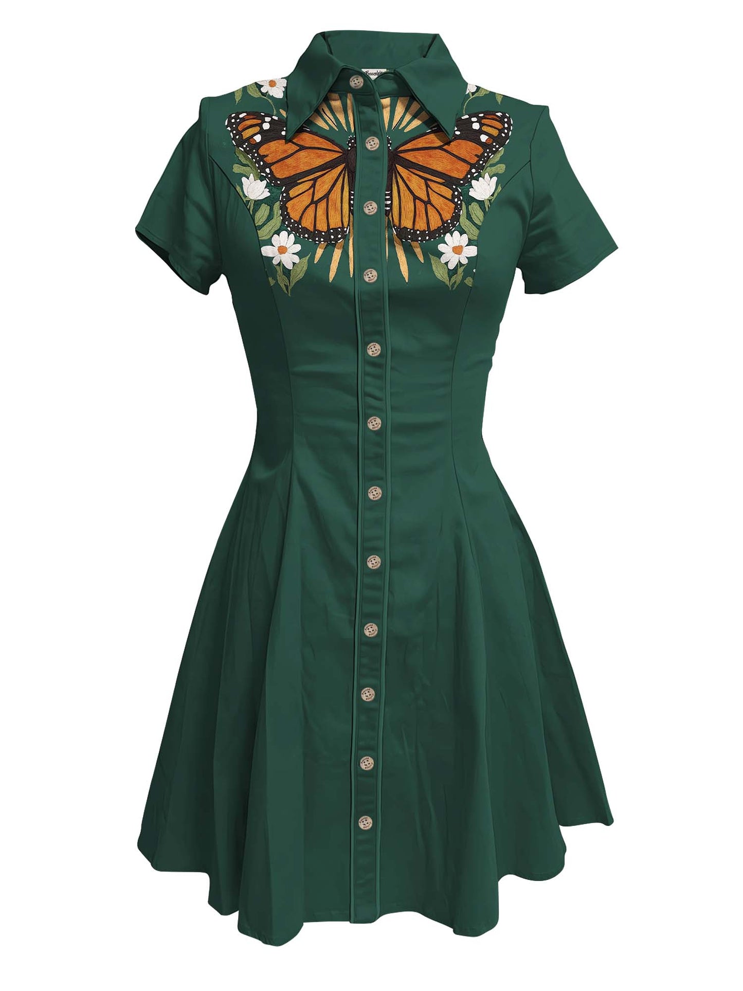 Monarch Butterfly - 100% Cotton Dress