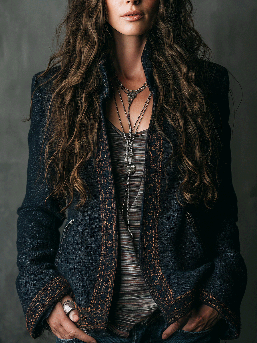 Vintage Toscana Indigo Heritage Jacket