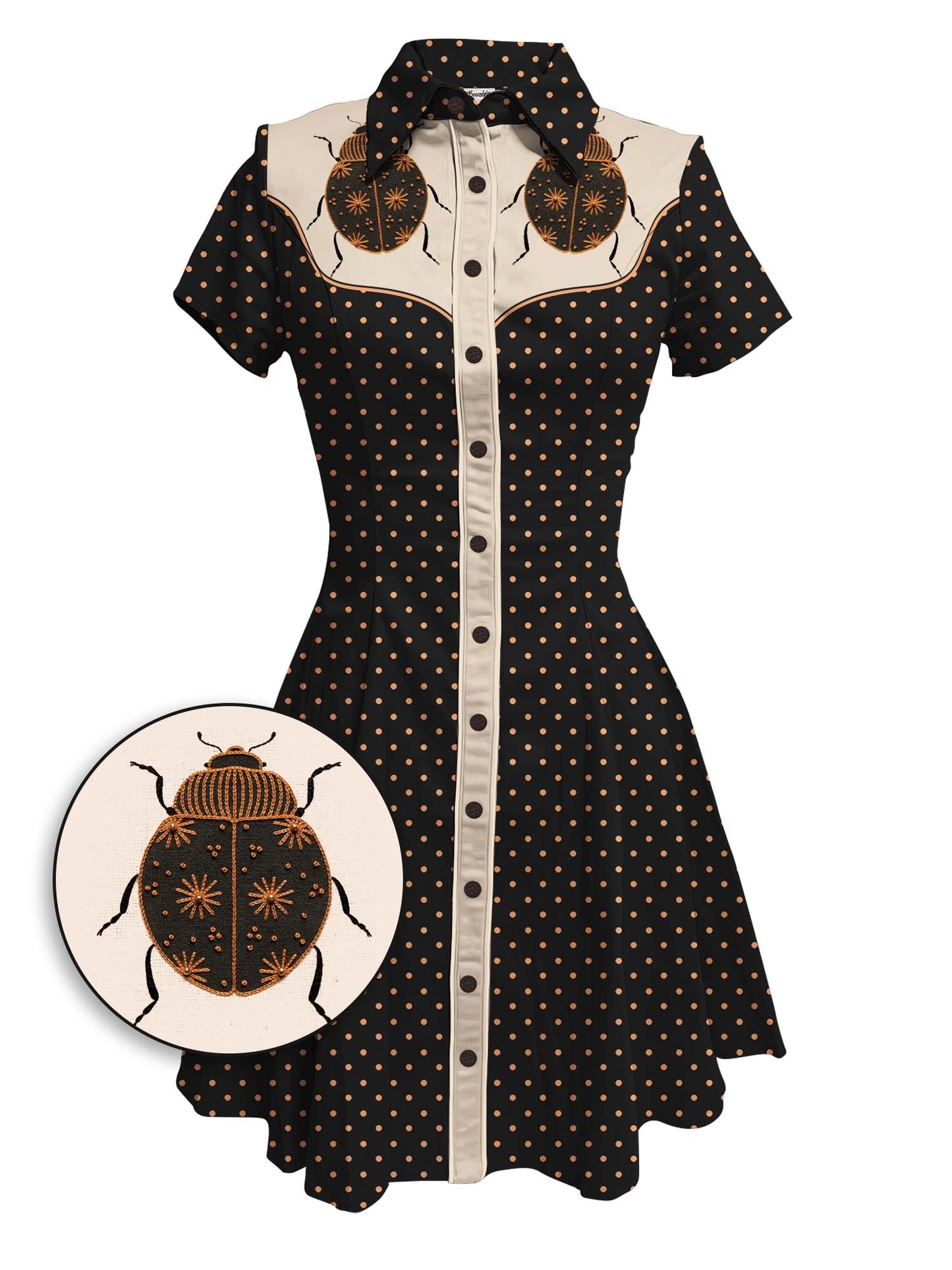 Astrology Ladybug - 100% Cotton Dress