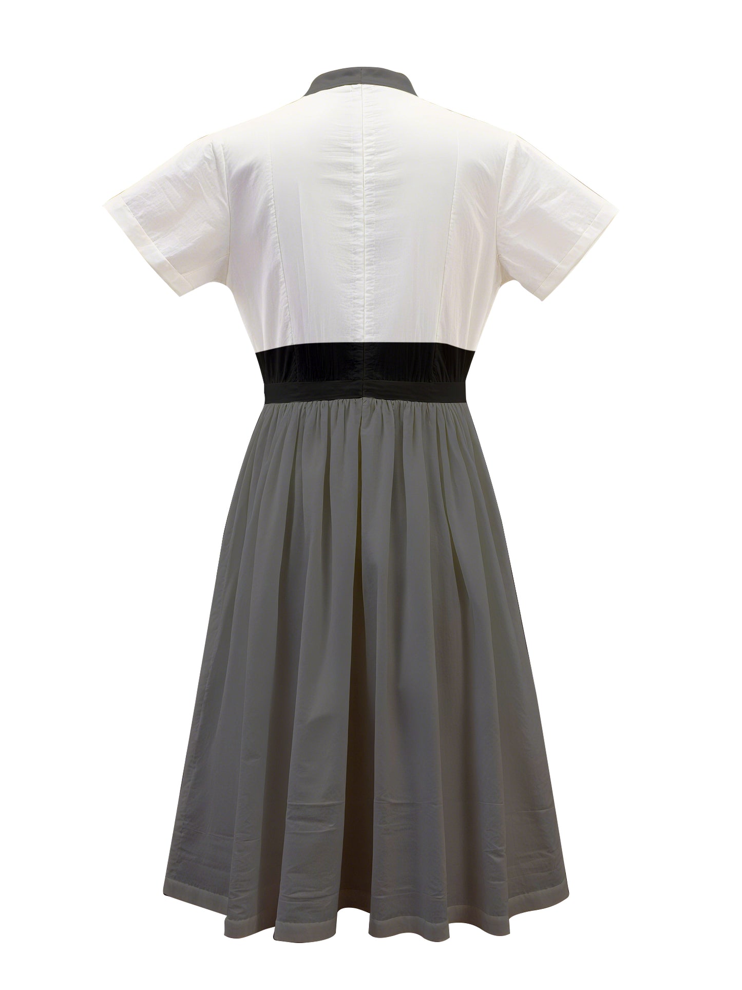 Simple Grey - 100% Cotton Vintage Dress