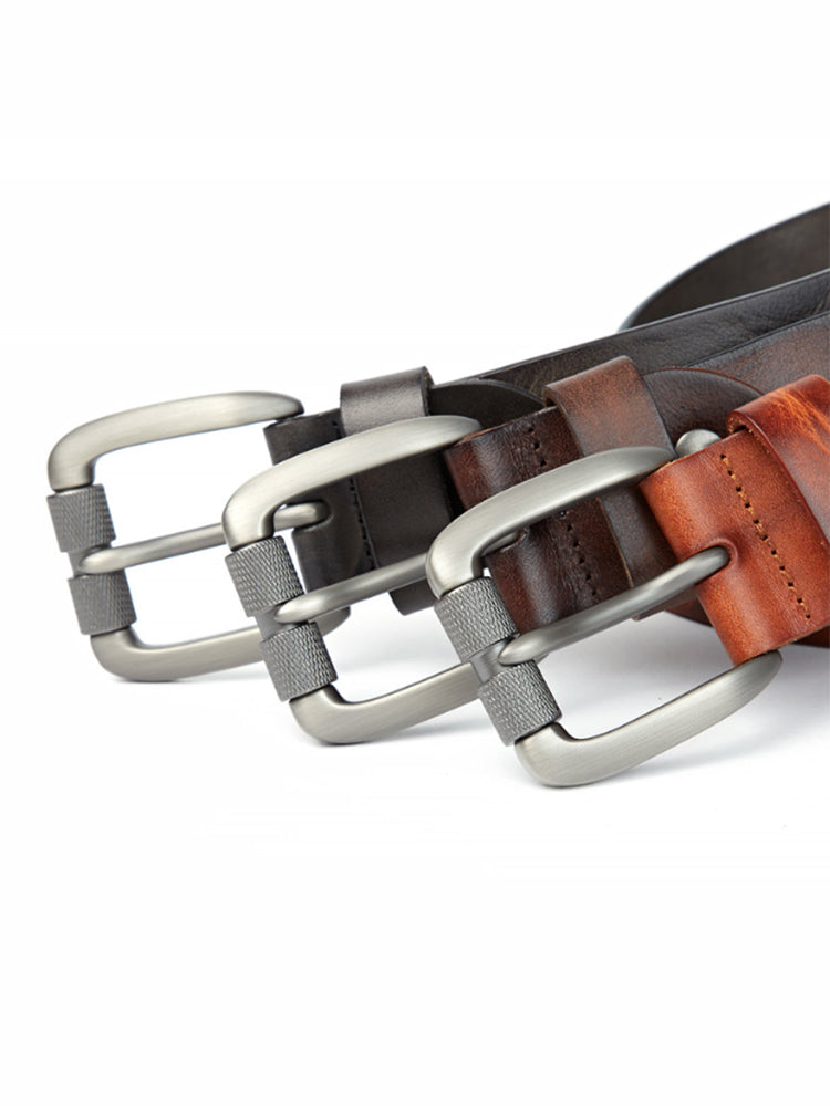Top Layer Cowhide Vegetable Tanned Leather Belt