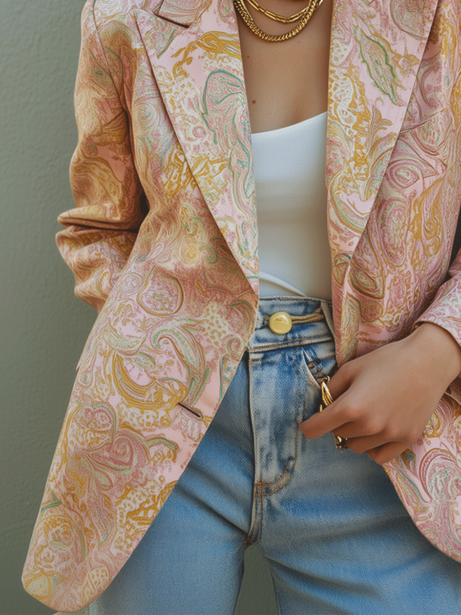 Vintage Baroque Style Blazer