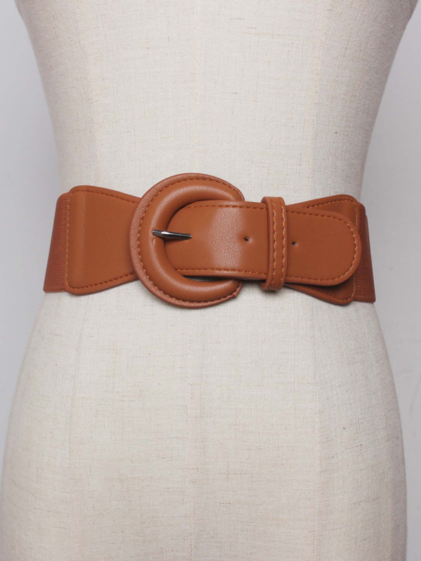 Leather Pinup Elastic Belt