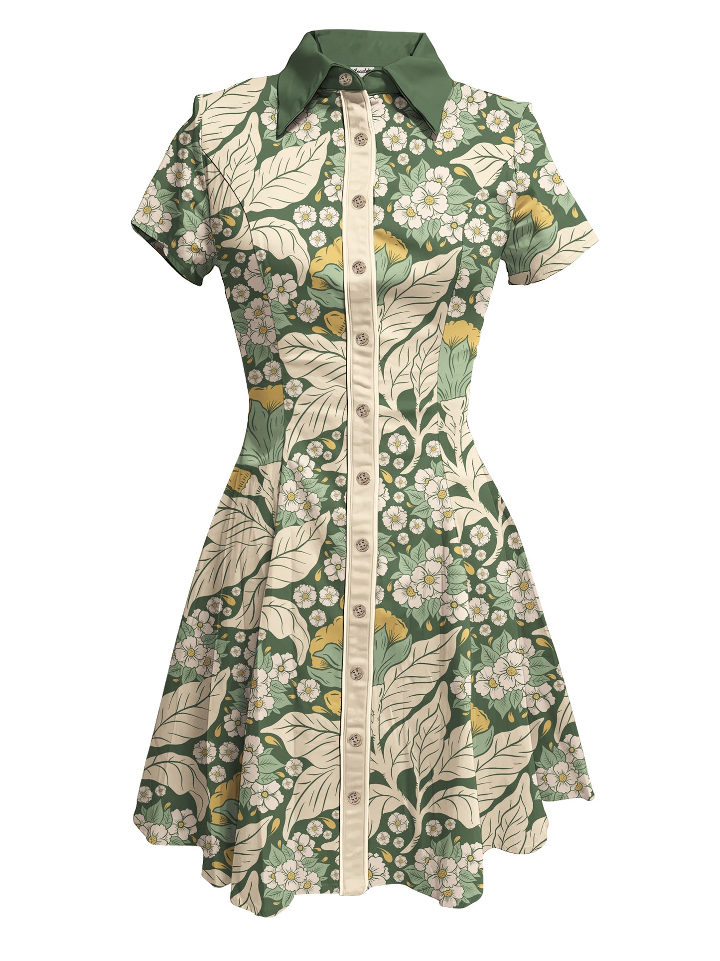 Floral Garde - 100% Cotton Dress