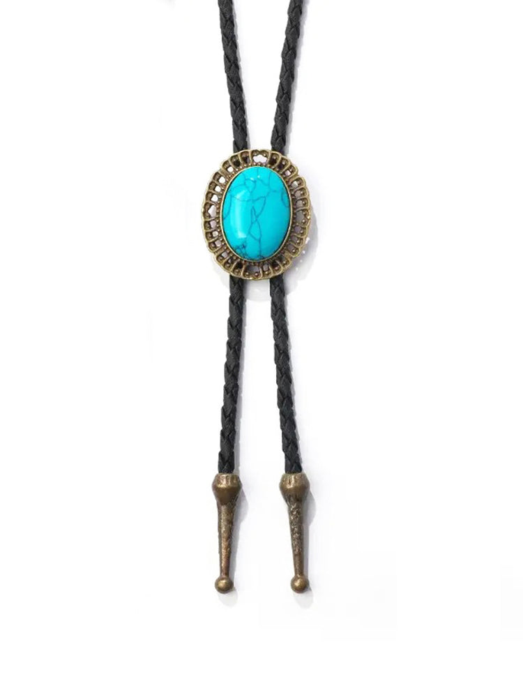 Turquoise Agate Bolo Tie