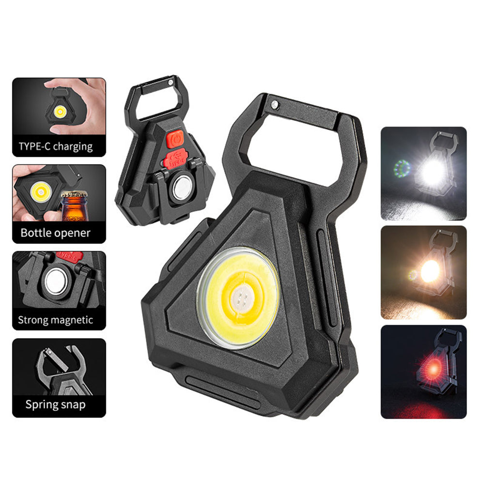 Mini COB LED Flashlight Keychain Lights