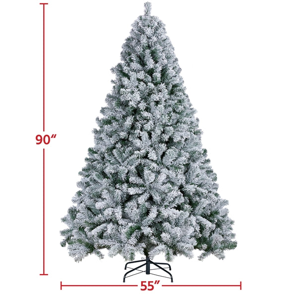 7.5’ Frosted Artificial Christmas Tree