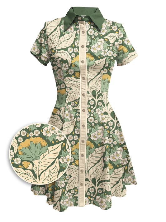 Floral Garde - 100% Cotton Dress