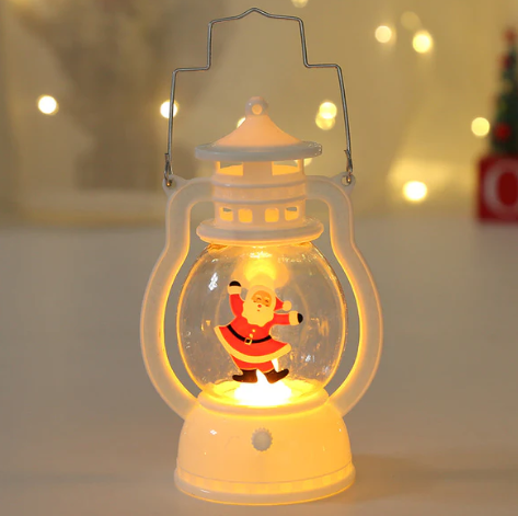 Christmas portable small oil lamp Led light Christmas Decorations