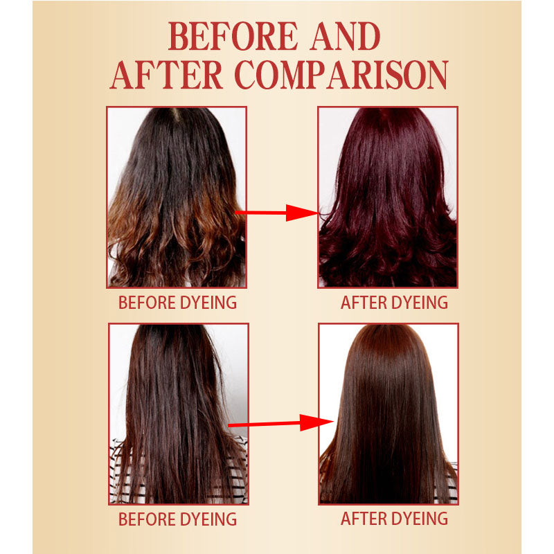 No Bleaching Natural Organic Permanent Hair Dye without Damage