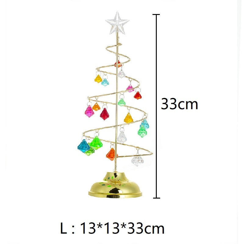 Led night lights Christmas tree decoration lights diamond ambient lights Christmas decoration children's gifts