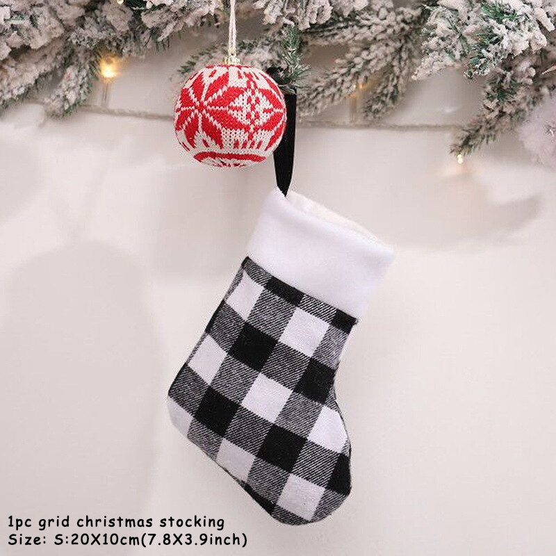 Christmas Stocking Santa Sack Gift Bag