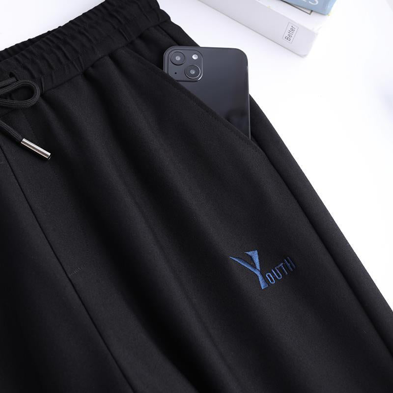 Men and women of the same paragraph camel velvet cotton pants outside casual pants winter padded thickening warm pants