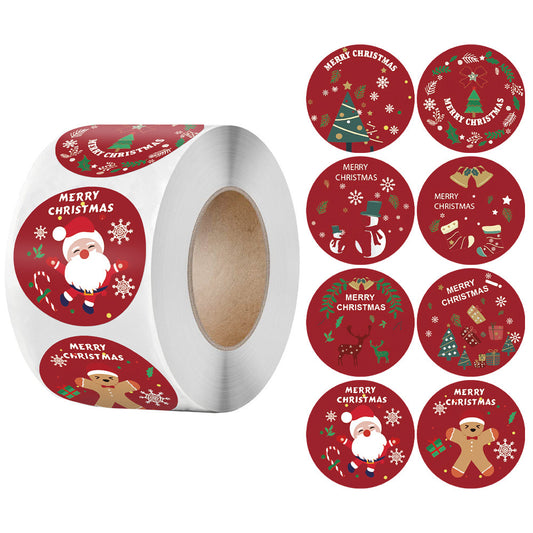 Merry Christmas Stickers For DIY Gift Decor