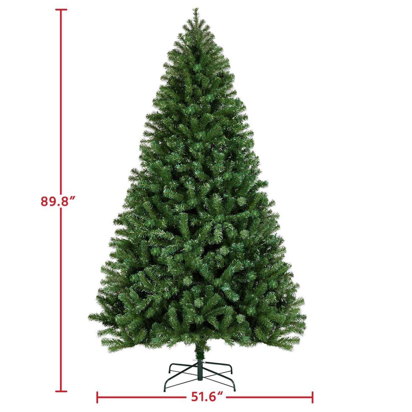 7.5’ Pre-Lit Artificial Christmas Tree