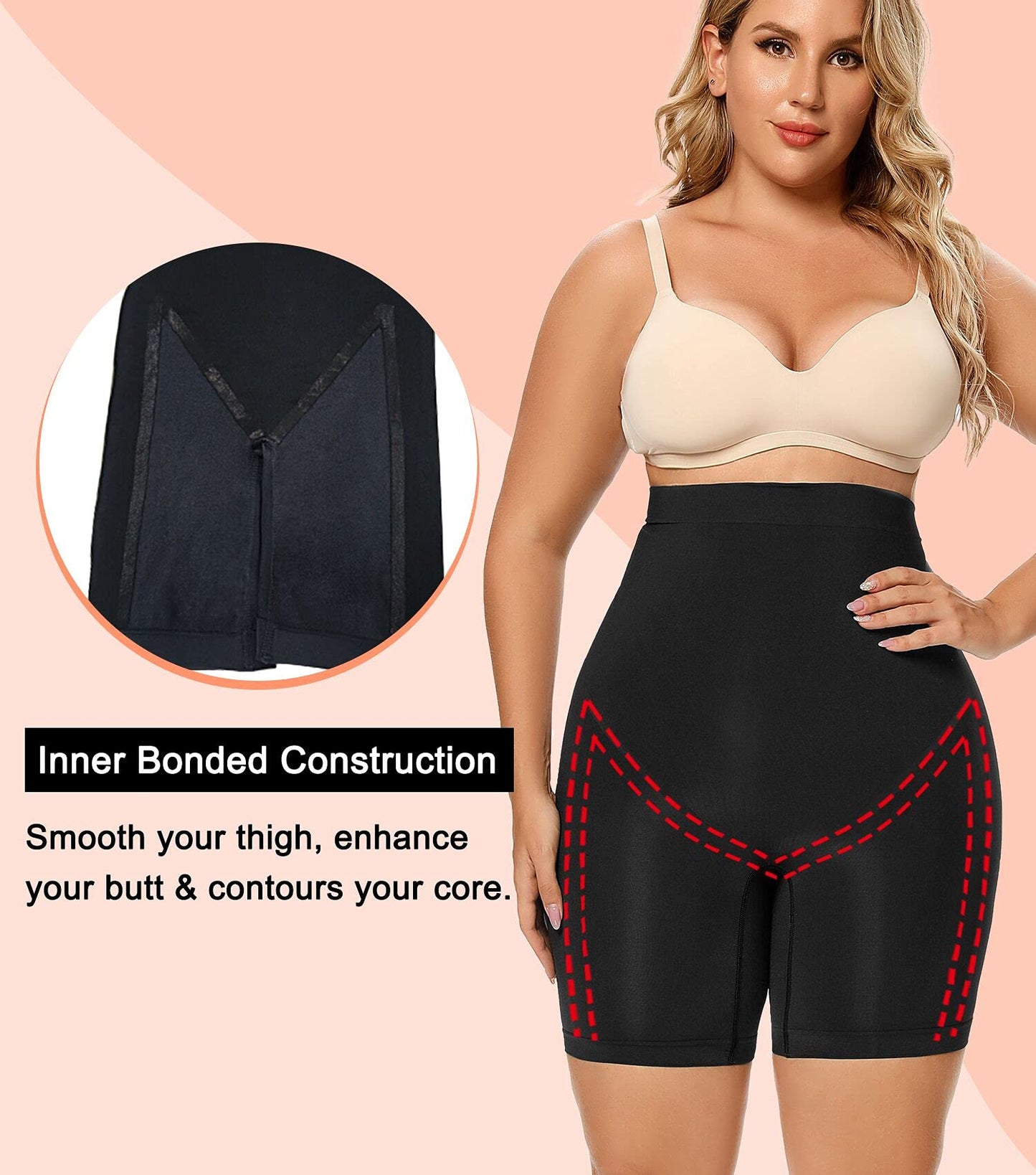 High Waisted Tummy Control Shapewear Shorts (Buy 2 Free Shipping)