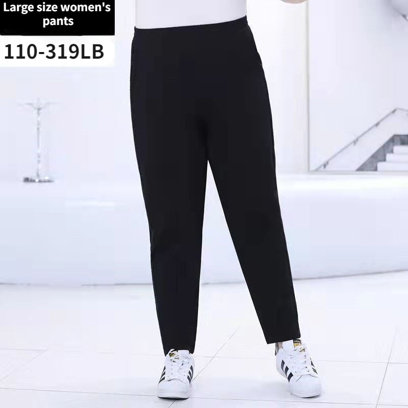 XL-9XL Extra large size warm fleece pants