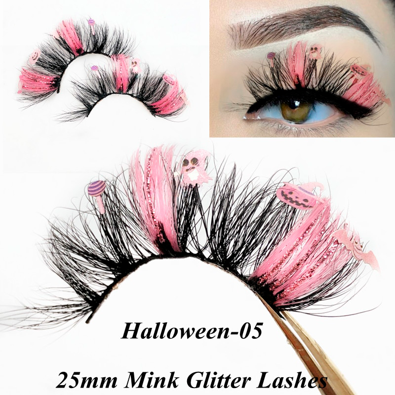 Halloween Glitter Lashes