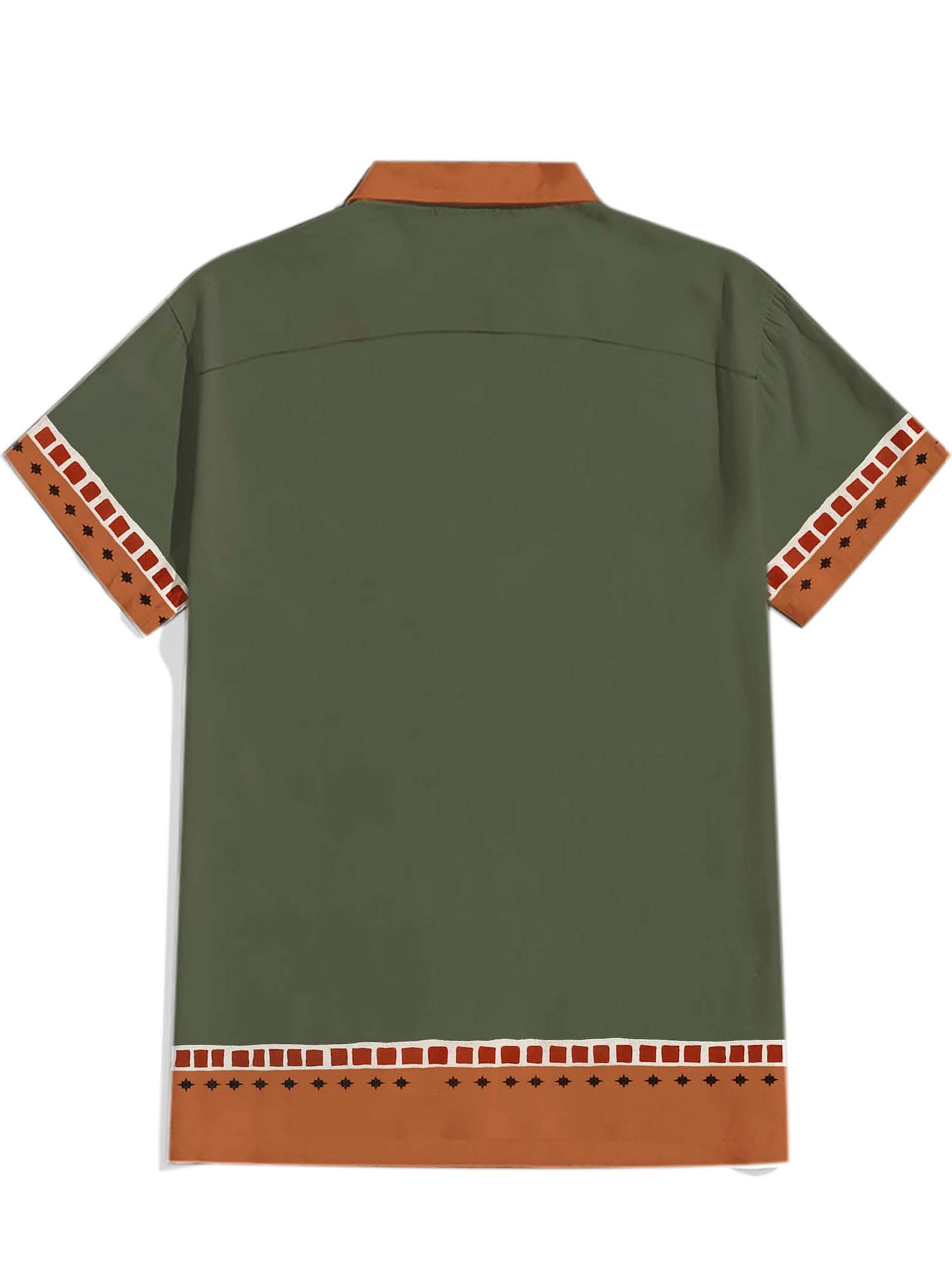 Tiger - 100% Cotton Cuban Collar Shirt