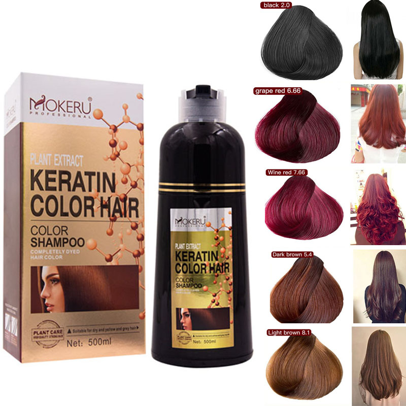 No Bleaching Natural Organic Permanent Hair Dye without Damage