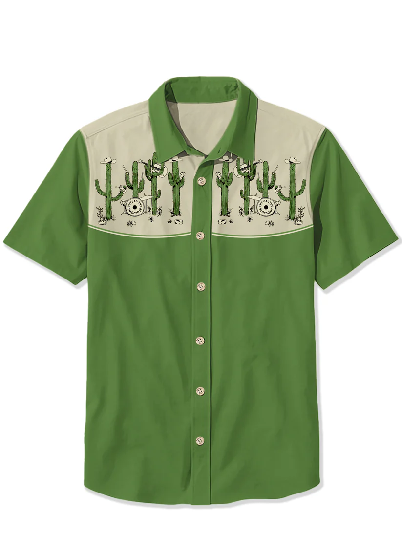 Cactus Band - 100% Cotton Shirt
