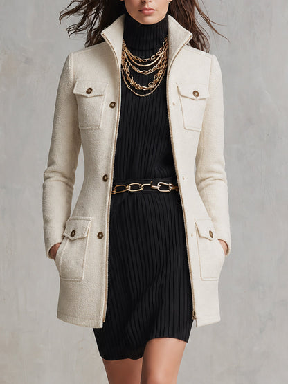 Ivory Nomad Utility Coat