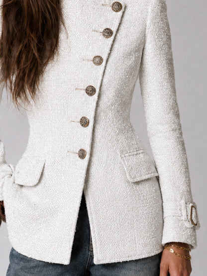 Ivory Nomad Military Blazer