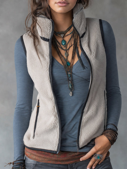 Ivory Nomad Sherpa Ves