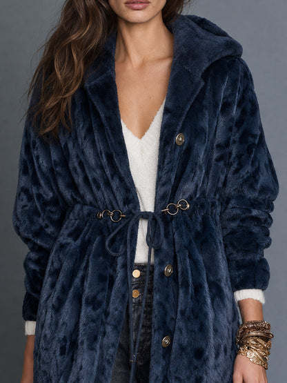 Midnight Nomad Faux Fur Jacket