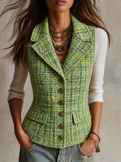 Meadow Nomad Tweed Waistcoat