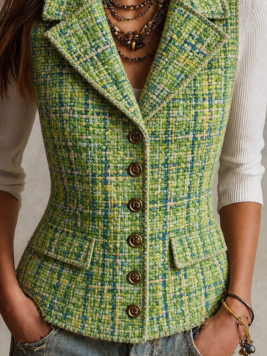 Meadow Nomad Tweed Waistcoat