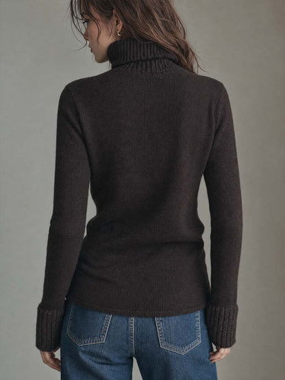 Oil Painting-style Floral Knit Sweater