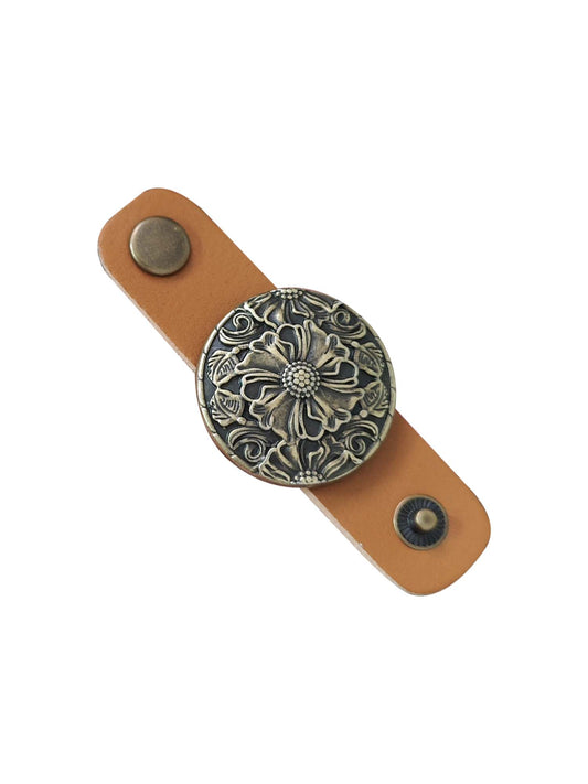 Western Vintage Flower Bandana Buckle