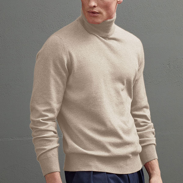 Men's turtleneck sweater