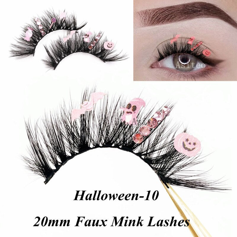 Halloween Glitter Lashes