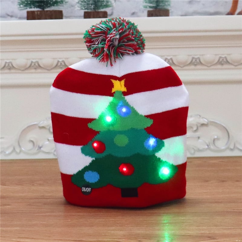 🎁2022 Early Christmas Sale 48% OFF- Christmas LED Light Knitted Beanies