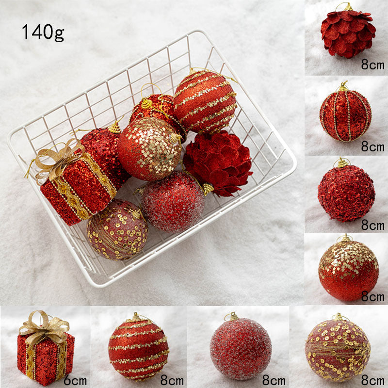 Gold Decorative Hangings Christmas Balls