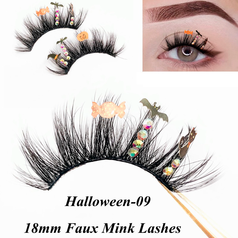 Halloween Glitter Lashes