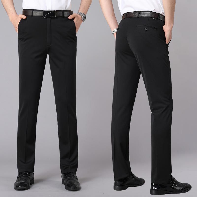 Men‘s ice silk suit pants