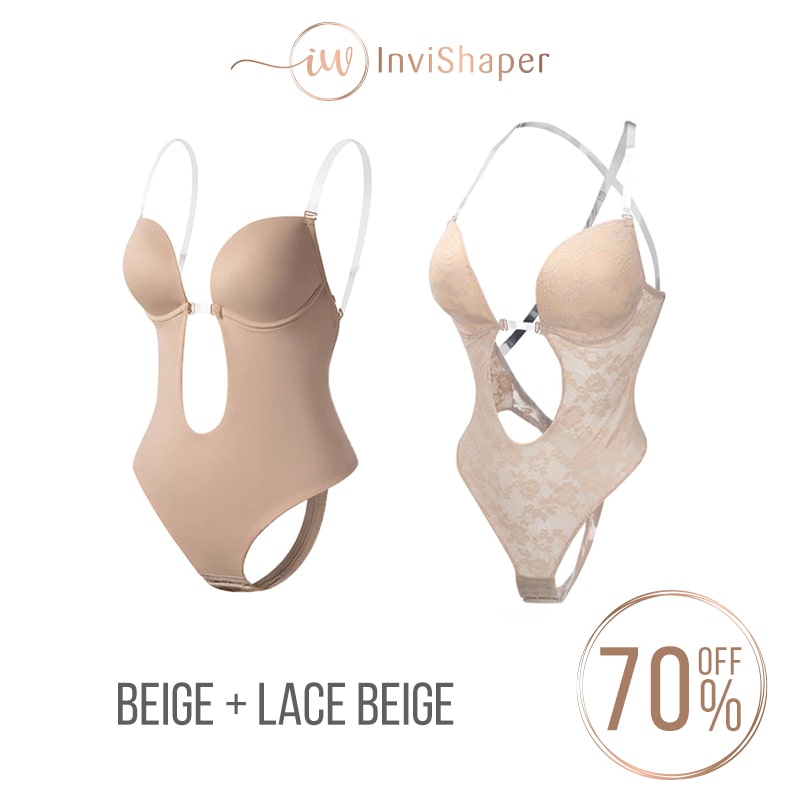 InviShaper - Plunge Backless Body Shaper Bra