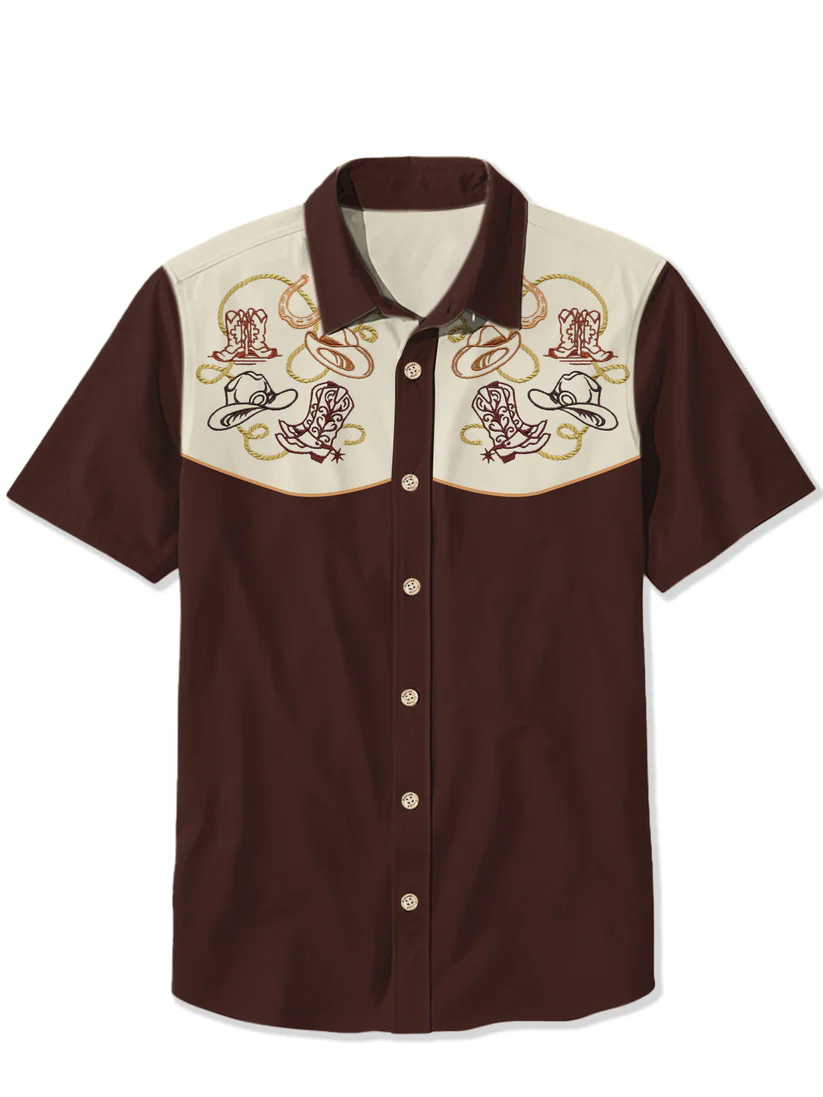 Cowboy Lasso - 100% Cotton Shirt